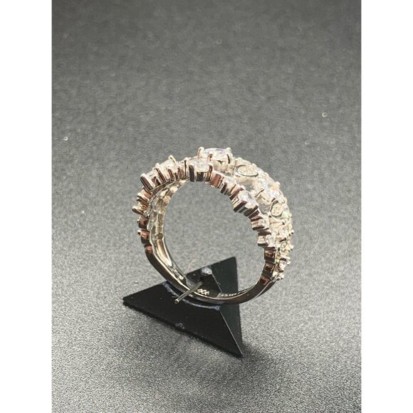 Sterling Silver CROWN Ring Size 7 CZ 925 PAJ Tiara Ring Fancy Jewelry - Picture 5 of 6